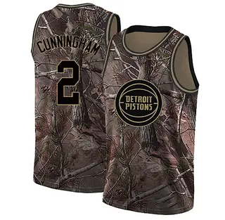Men's Cade Cunningham Detroit Pistons Camo Realtree Collection Jersey - Swingman