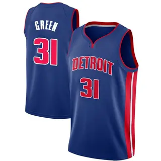 Men's Javonte Green Detroit Pistons Blue Jersey - Icon Edition - Swingman