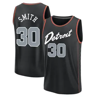 Men's Joe Smith Detroit Pistons Black 2023/24 City Edition Jersey - Fast Break