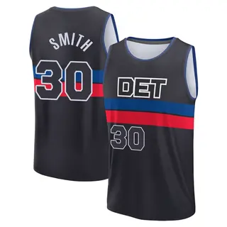Men's Joe Smith Detroit Pistons Black 2024/25 Statement Edition Jersey - Fast Break