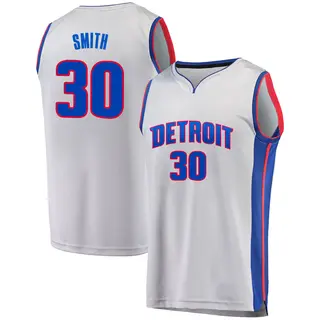 Men's Joe Smith Detroit Pistons Gray Alternate Jersey - Statement Edition - Fast Break