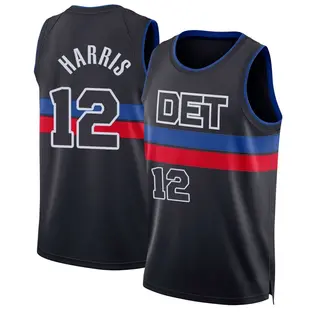 Men's Tobias Harris Detroit Pistons Black 2024/25 Statement Edition Jersey - Swingman