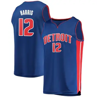 Men's Tobias Harris Detroit Pistons Blue Jersey - Icon Edition - Fast Break