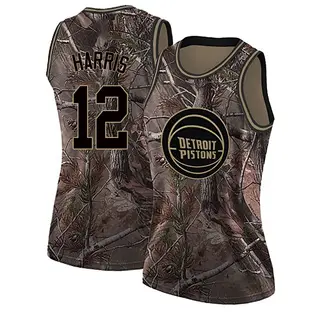 Women's Tobias Harris Detroit Pistons Camo Realtree Collection Jersey - Swingman