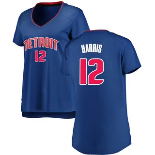 Women's Tobias Harris Detroit Pistons Royal Jersey - Icon Edition - Fast Break