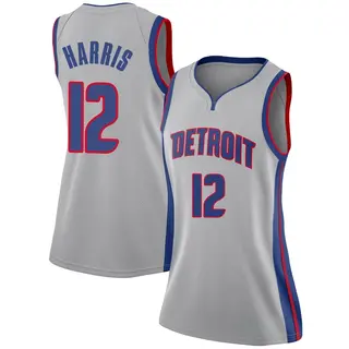 Women's Tobias Harris Detroit Pistons Silver Jersey - Statement Edition - Swingman