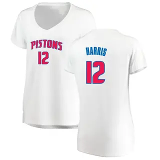 Women's Tobias Harris Detroit Pistons White Jersey - Association Edition - Fast Break