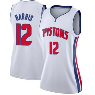 Women's Tobias Harris Detroit Pistons White Jersey - Association Edition - Swingman