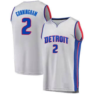 Youth Cade Cunningham Detroit Pistons Gray Alternate Jersey - Statement Edition - Fast Break