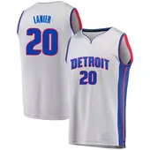 Youth Chaz Lanier Detroit Pistons Gray Alternate Jersey - Statement Edition - Fast Break