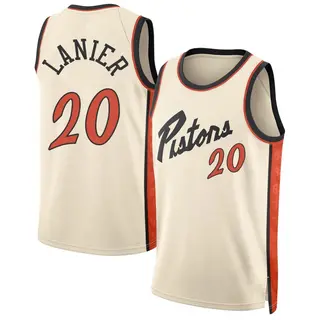 Youth Chaz Lanier Detroit Pistons Tan 2024/25 City Edition Jersey - Swingman