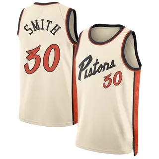 Youth Joe Smith Detroit Pistons Tan 2024/25 City Edition Jersey - Swingman