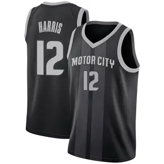 Youth Tobias Harris Detroit Pistons Black 2018/19 Jersey - City Edition - Swingman