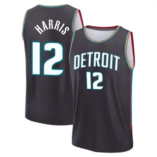 Youth Tobias Harris Detroit Pistons Charcoal 2025/26 City Edition Jersey - Fast Break