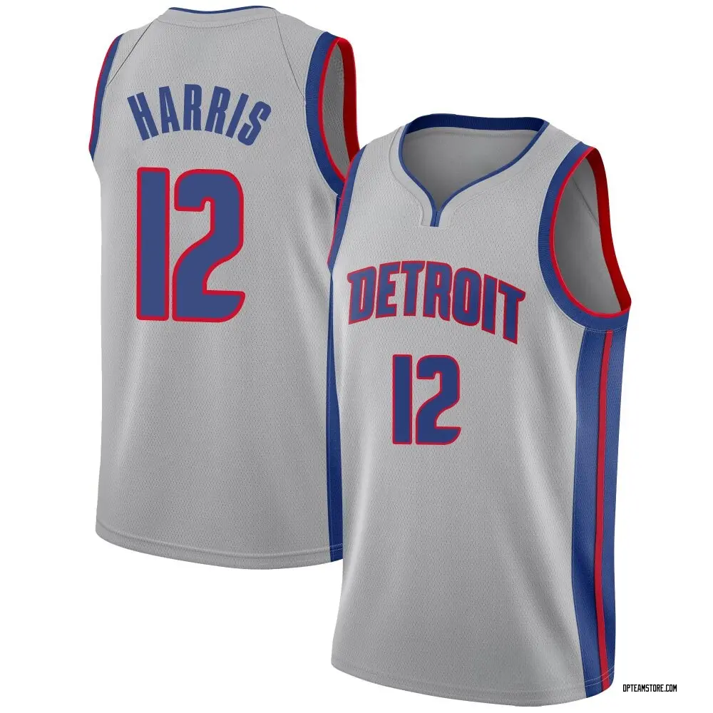 Youth Tobias Harris Detroit Pistons Silver Jersey - Statement Edition - Swingman